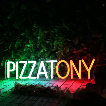 Pizza Tony Custom Led Neon Sign - Shineneon