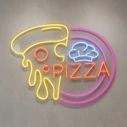 Pizza Wall Decor LED Neon Sign - 04 Size Image