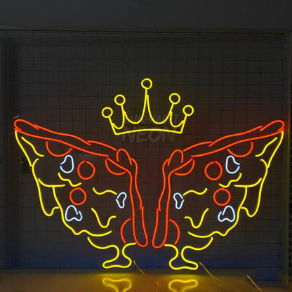 Pizza Wings Led Neon Sign Food Restaurant Neon Decor | Shineneon