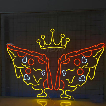 Pizza Wings Led Neon Sign Food Restaurant Neon Decor | Shineneon