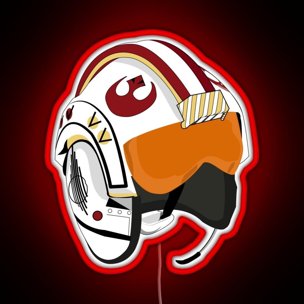 Pl 1 Red Squadron Rgb Led Neon Sign Pop Wall Art - Shineneon