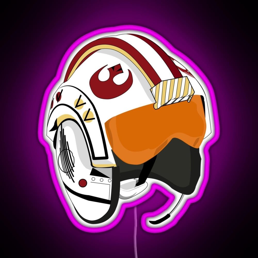 Pl 1 Red Squadron Rgb Led Neon Sign Pop Wall Art - Shineneon