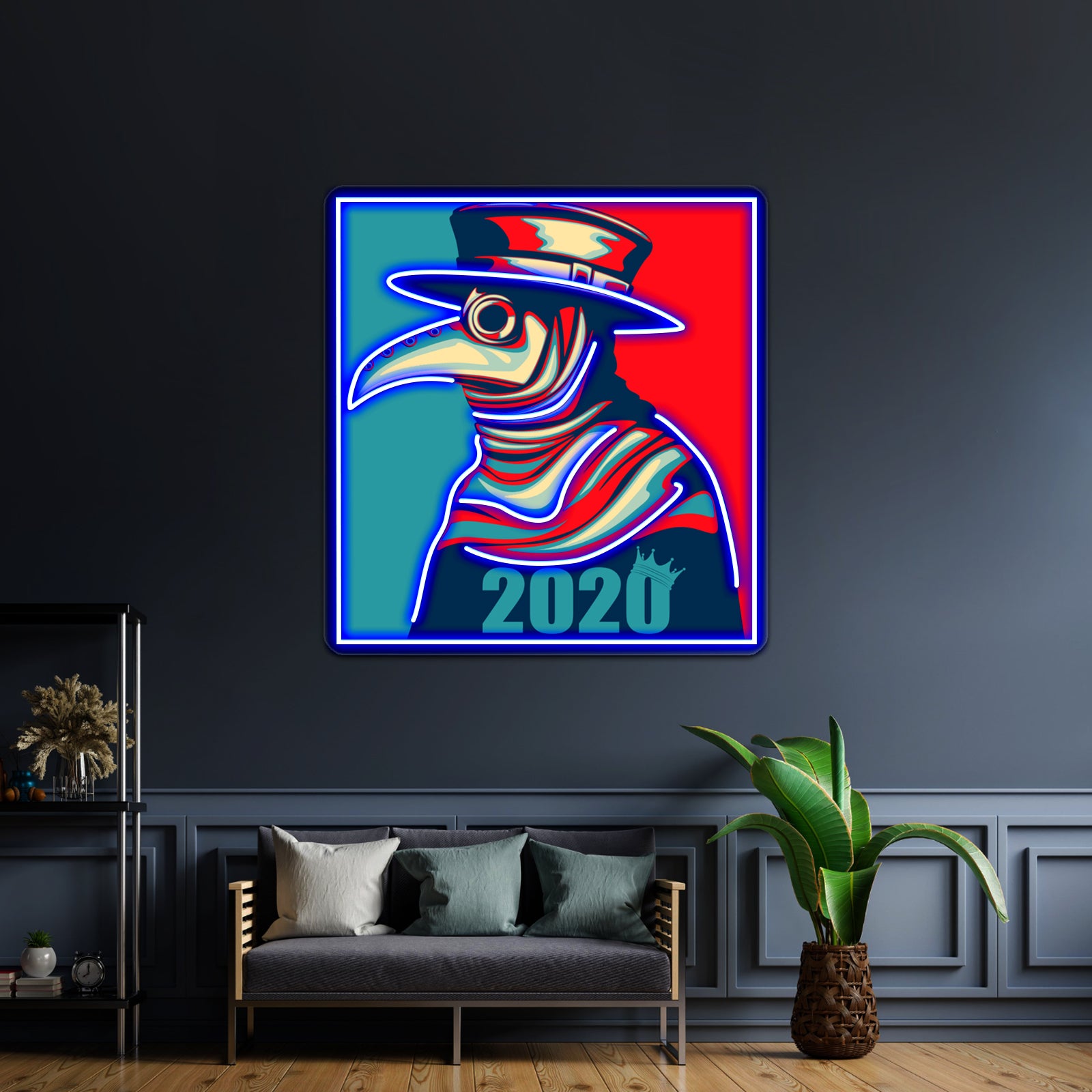 Plague Doctor Popartwork Led Neon Signs Custom | Shineneon