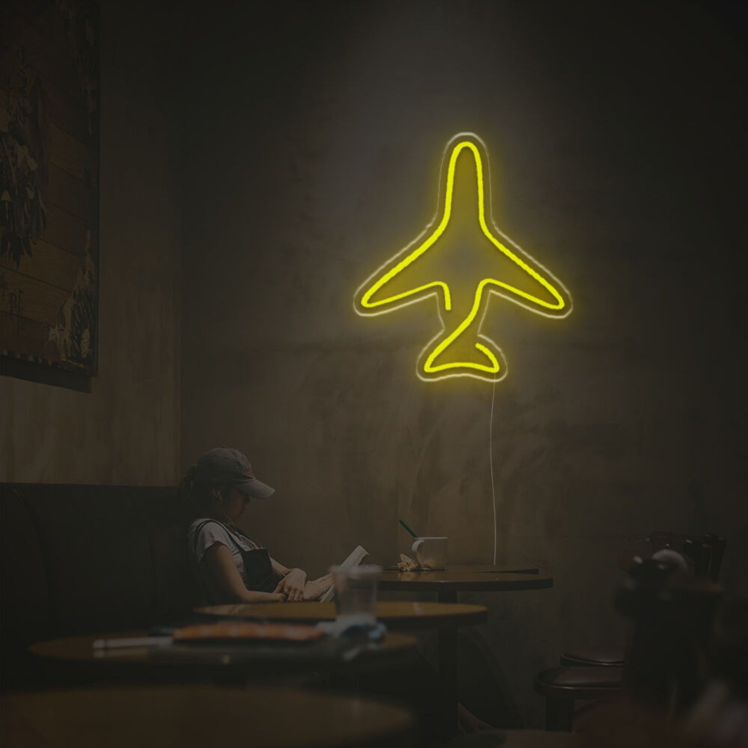 Plane Outline Led Neon Sign | Shineneon