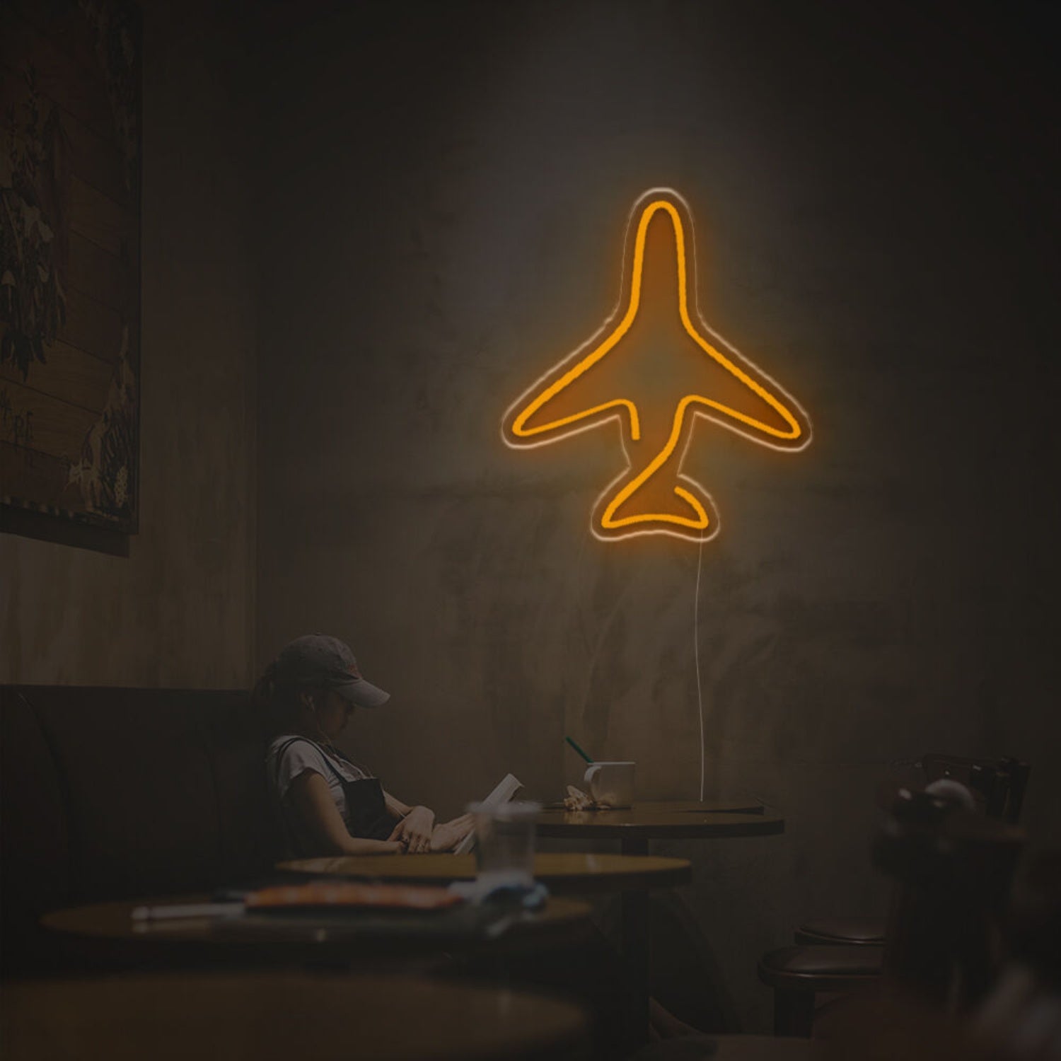 Plane Outline Led Neon Sign | Shineneon