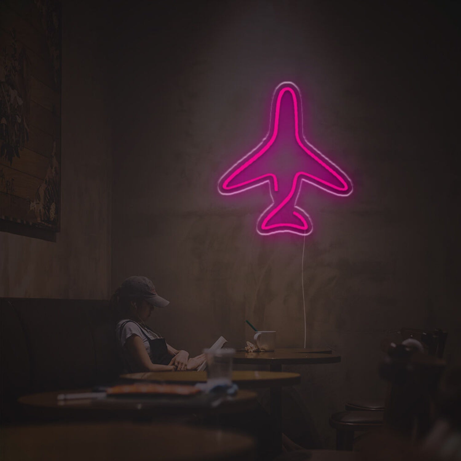 Plane Outline Led Neon Sign | Shineneon