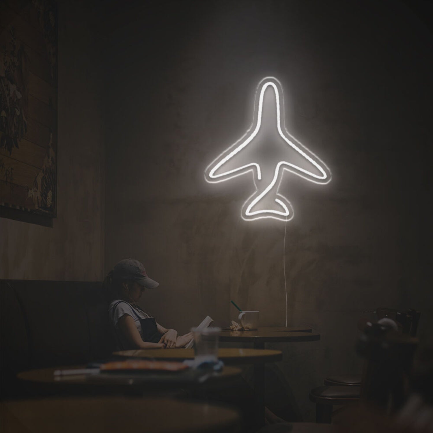 Plane Outline Led Neon Sign | Shineneon
