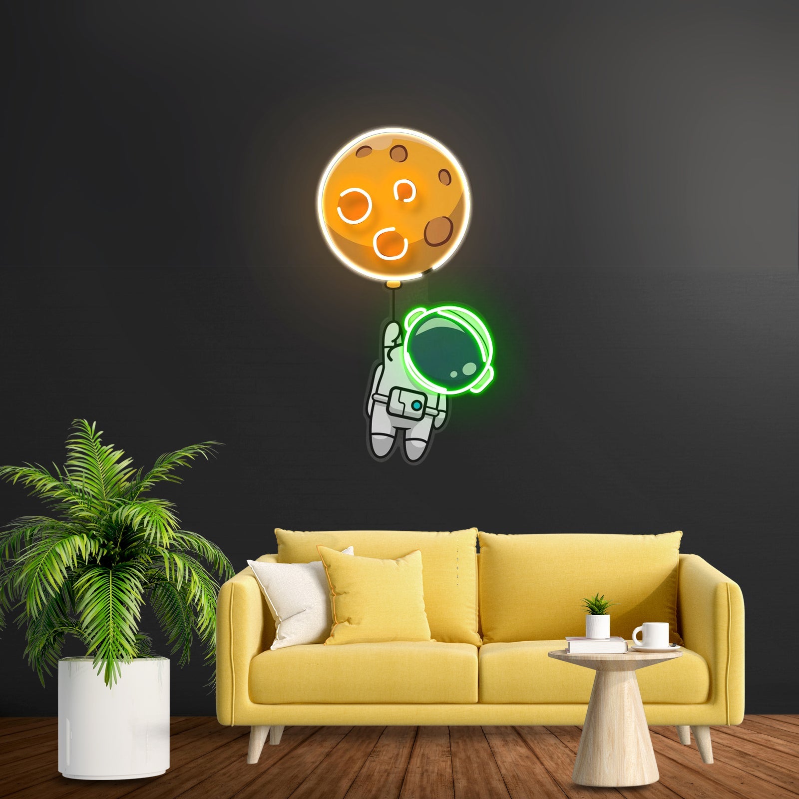 Planet Balloon Custom Led Signs Artwork For Sale - Shineneon