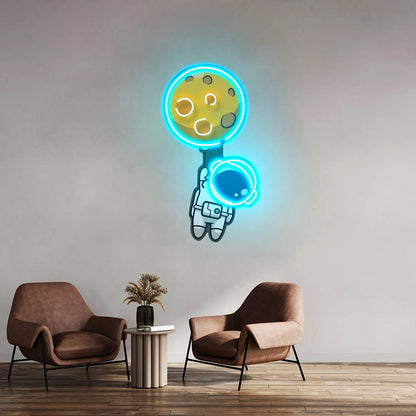 Planet Neon Sign For Kids Room Led Signs