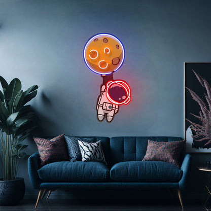 Planet Neon Sign For Kids Room Led Signs