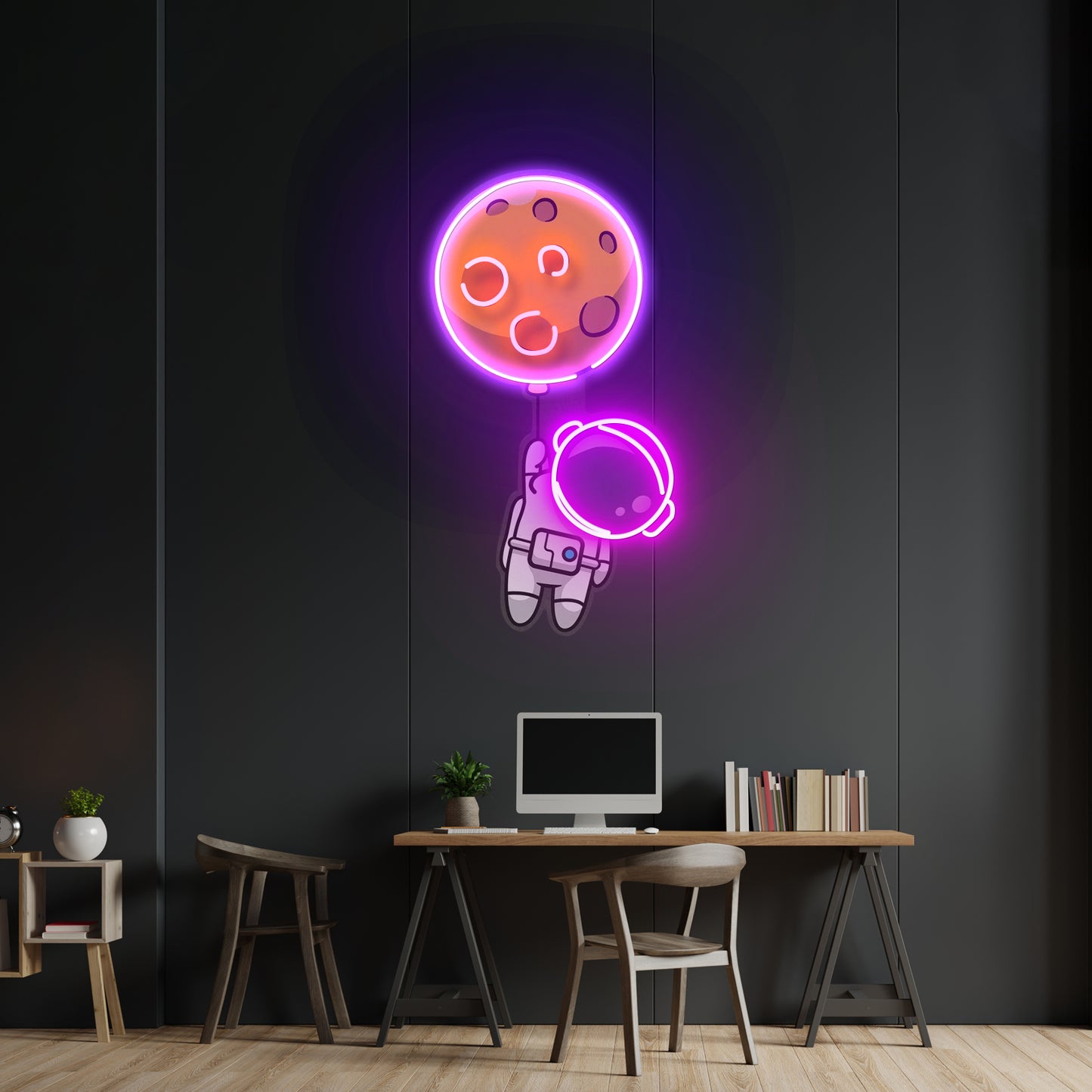 Planet Balloon Custom Led Signs Artwork For Sale