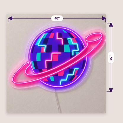 Planet Disco Home Bar Custom LED Neon Sign - Shineneon