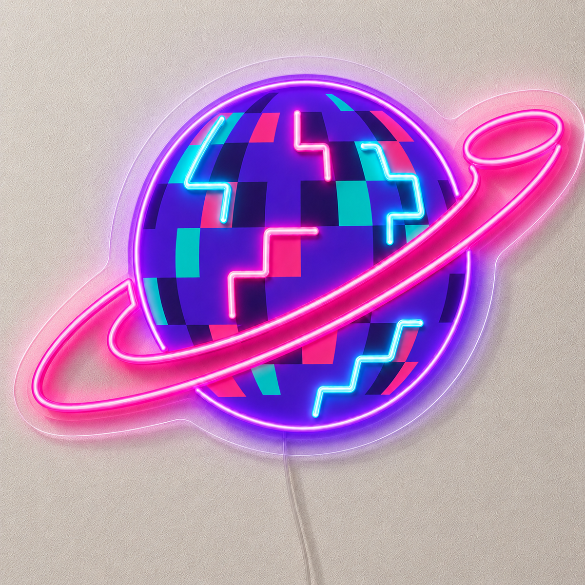 Planet Disco Home Bar Custom LED Neon Sign - Shineneon