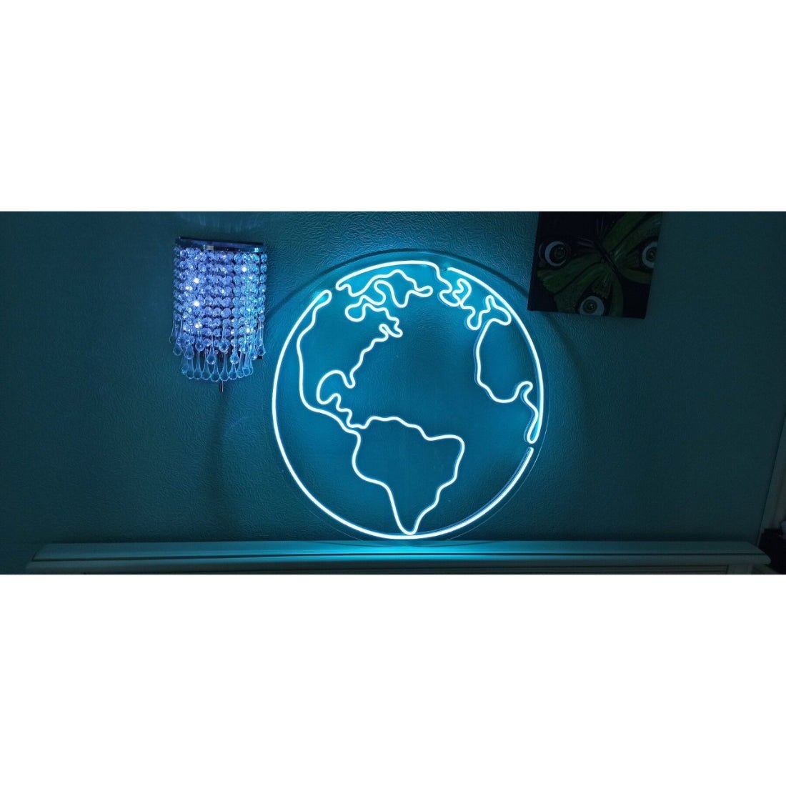 Planet Earth Led Sign Business Neon Sign - Shineneon