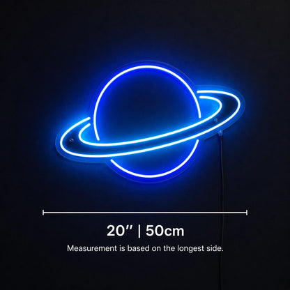 Planet Line Neon Sign LED Neon Sign size image