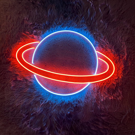 Planet Neon Sign