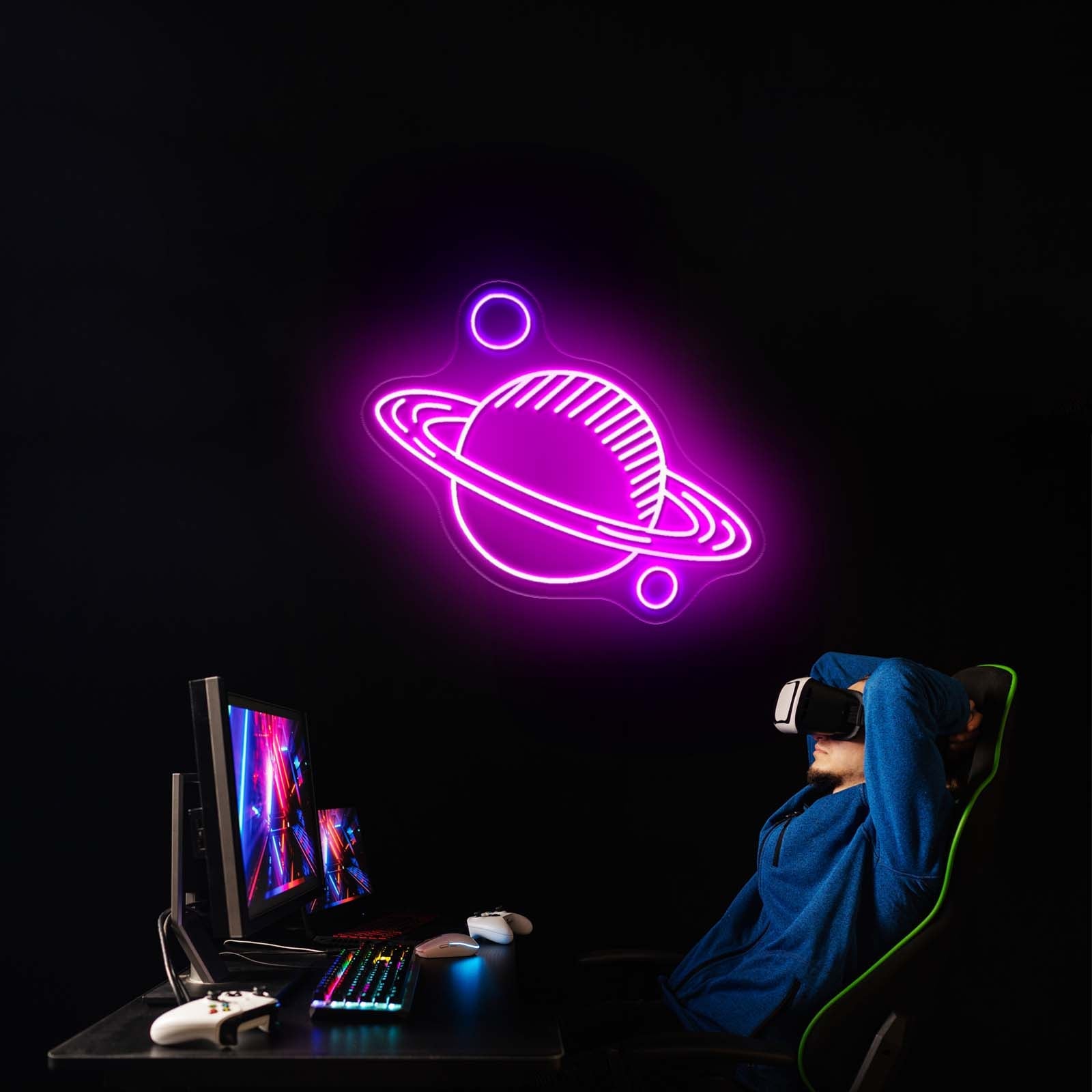Planet Neon Sign For Kids Room Led Signs - Shineneon