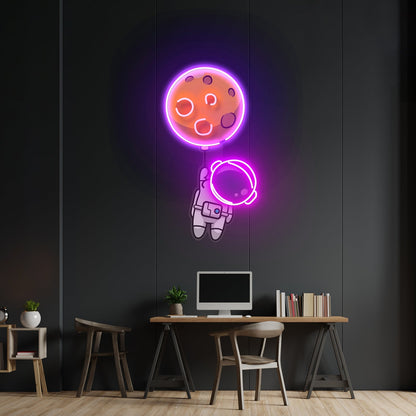 Planet Neon Sign For Kids Room Led Signs - Shineneon