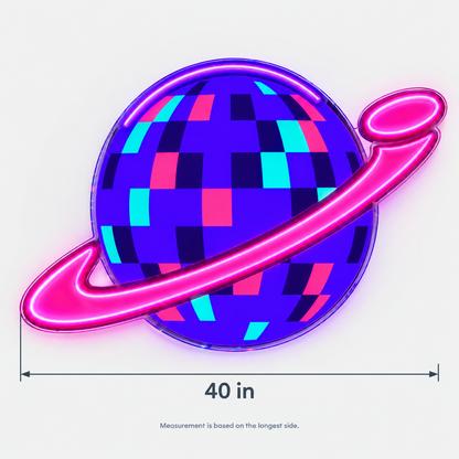 Planet Swoosh Logo Custom LED Neon Sign | ee80f805efe25e2476166d23532d1f625d897d22eccea77126bfd0ac9c999d8f | dimensions