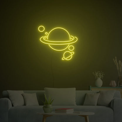Planets Led Neon Sign Neon Light Signs Custom For Home Party | Shineneon