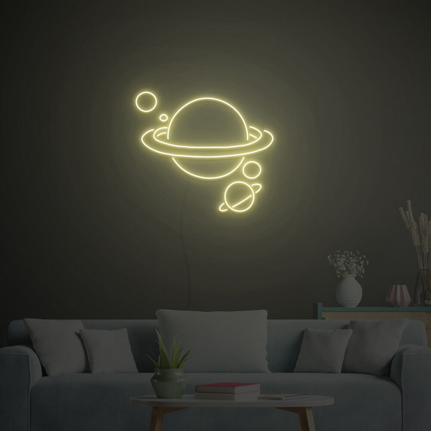 Planets Led Neon Sign Neon Light Signs Custom For Home Party | Shineneon