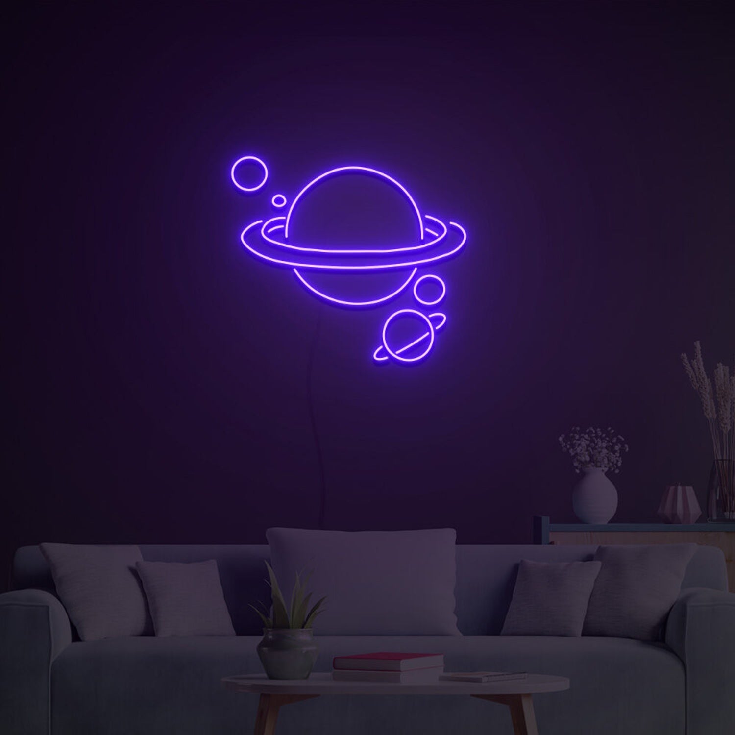 Planets Led Neon Sign Neon Light Signs Custom For Home Party | Shineneon