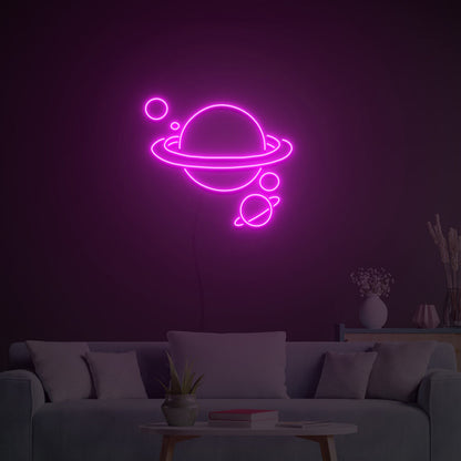 Planets Led Neon Sign Neon Light Signs Custom For Home Party | Shineneon
