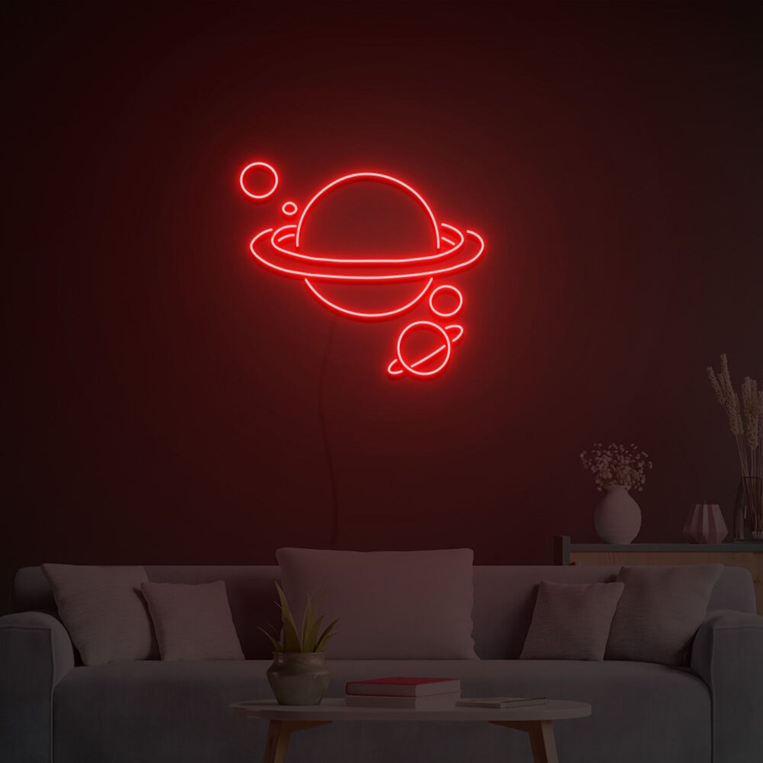 Planets Led Neon Sign Neon Light Signs Custom For Home Party | Shineneon