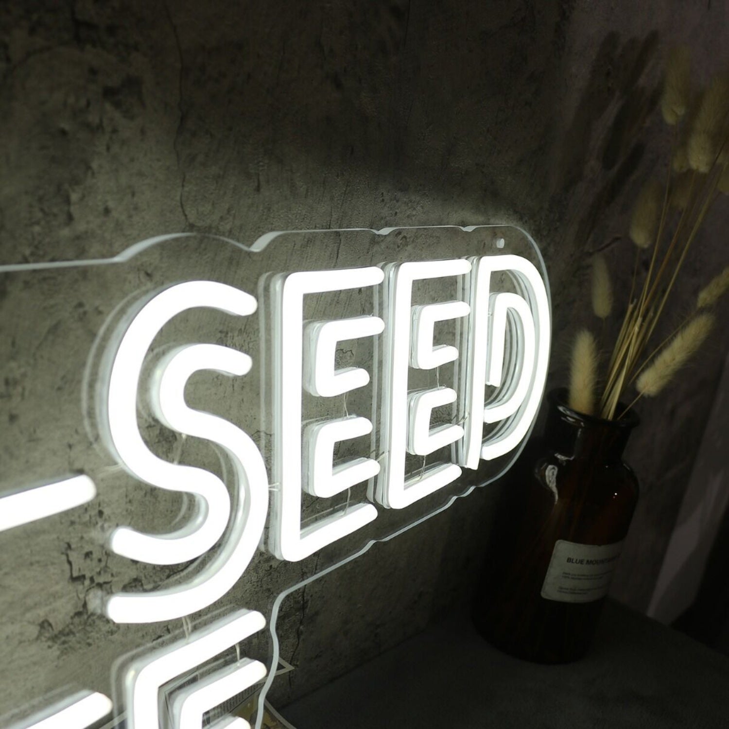 Plant A Seed Soiree White Led Neon Sign - Shineneon