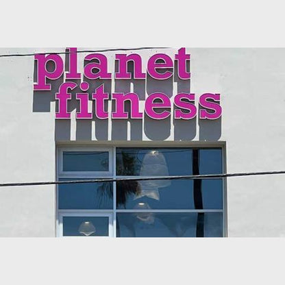 Plant Fitness 3D Frontlit Channel Letters Led Light Sign