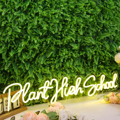 Plant High School Yellow Led Neon Sign - Shineneon