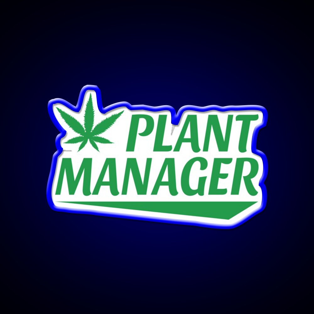 Plant Manager Hemp Inspired Green Leaf Led Neon Sign Rgb Color - LED neon sign view 5