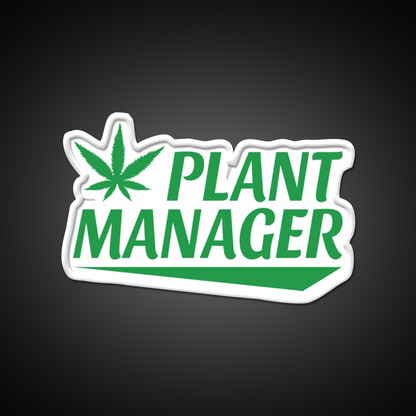 Plant Manager Hemp Inspired Green Leaf Led Neon Sign Rgb Color - LED neon sign view 11