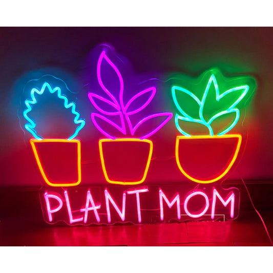 Plant Mom Led Sign Business Neon Sign