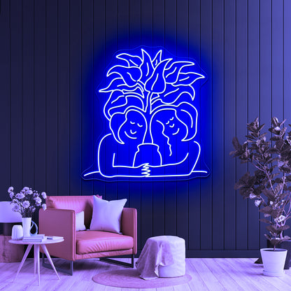 Plantasia Artwork Led Neon Signs Custom