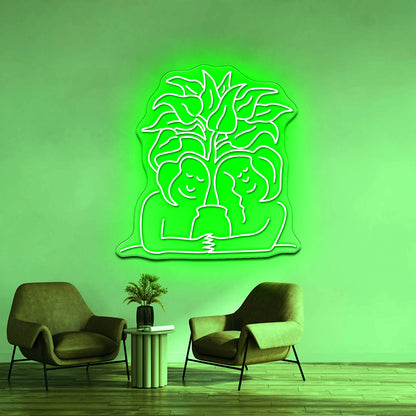 Plantasia Artwork Led Neon Signs Custom