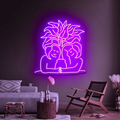 Plantasia Artwork Led Neon Signs Custom