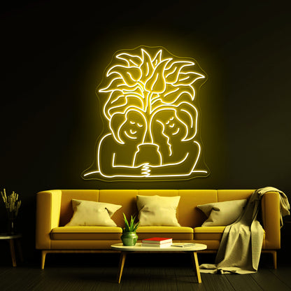 Plantasia Artwork Led Neon Signs Custom