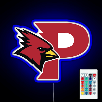 Plattsburgh Cardinals Rgb Led Neon Sign Pop Wall Art