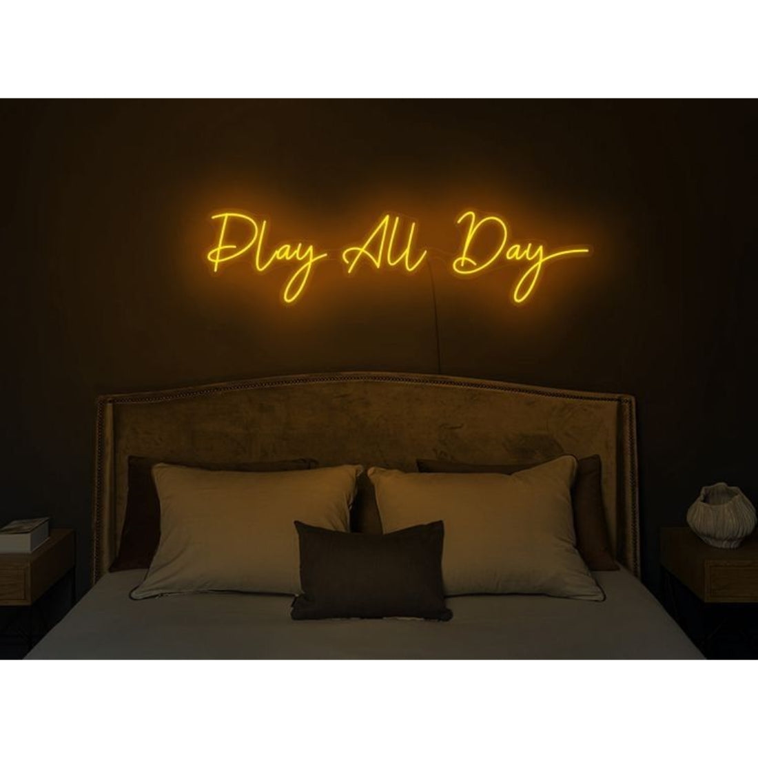 Play All Day Led Sign Business Neon Sign