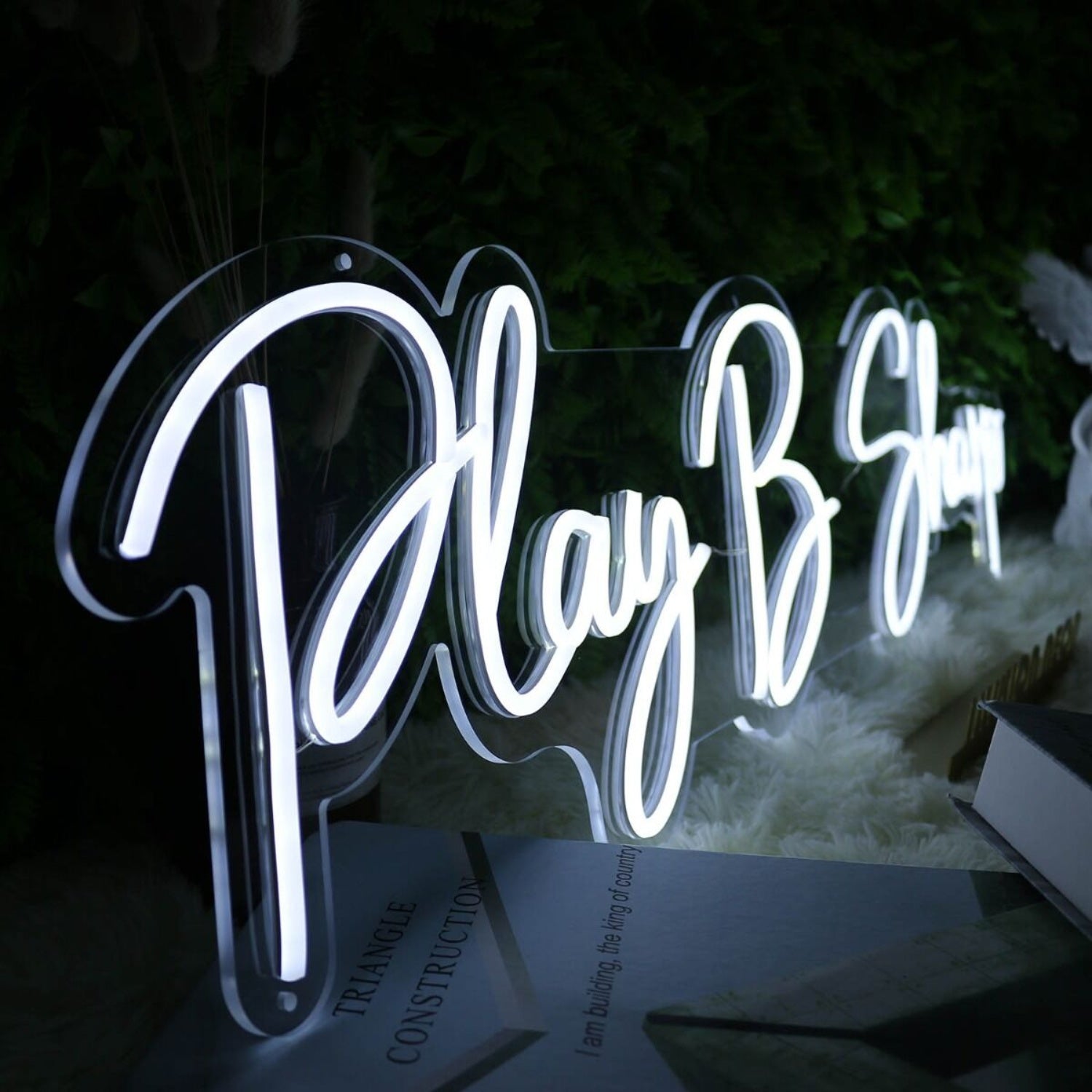 Play B Sharp White Led Neon Sign | Shineneon