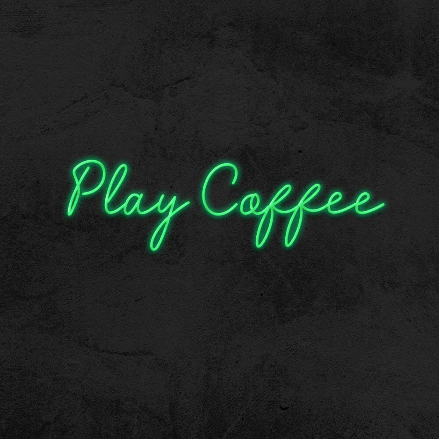 Play Coffee Led Neon Sign | Shineneon