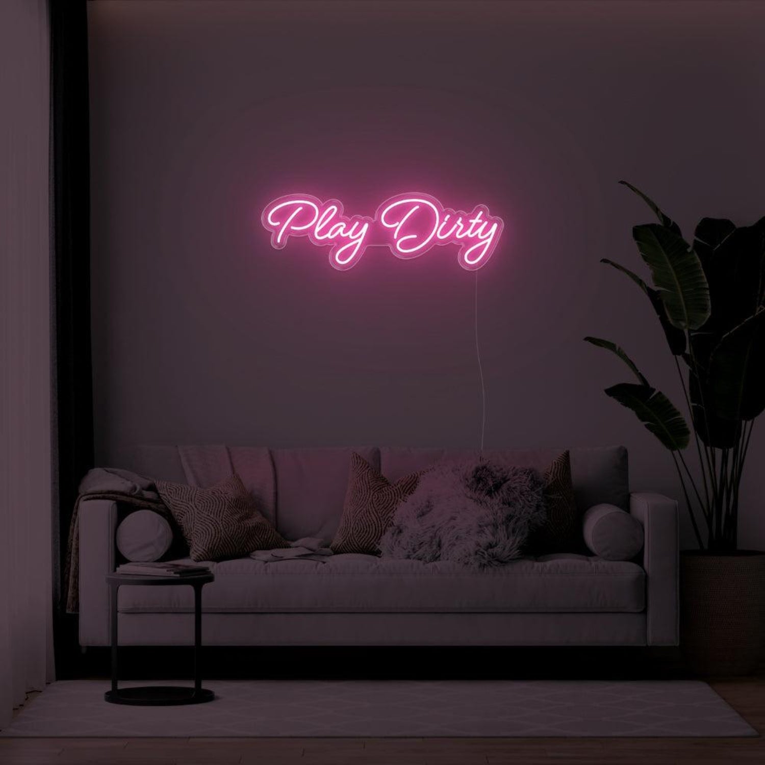 Play Dirty Warm Glow Led Neon Sign For Indoor Wall Decor | Shineneon