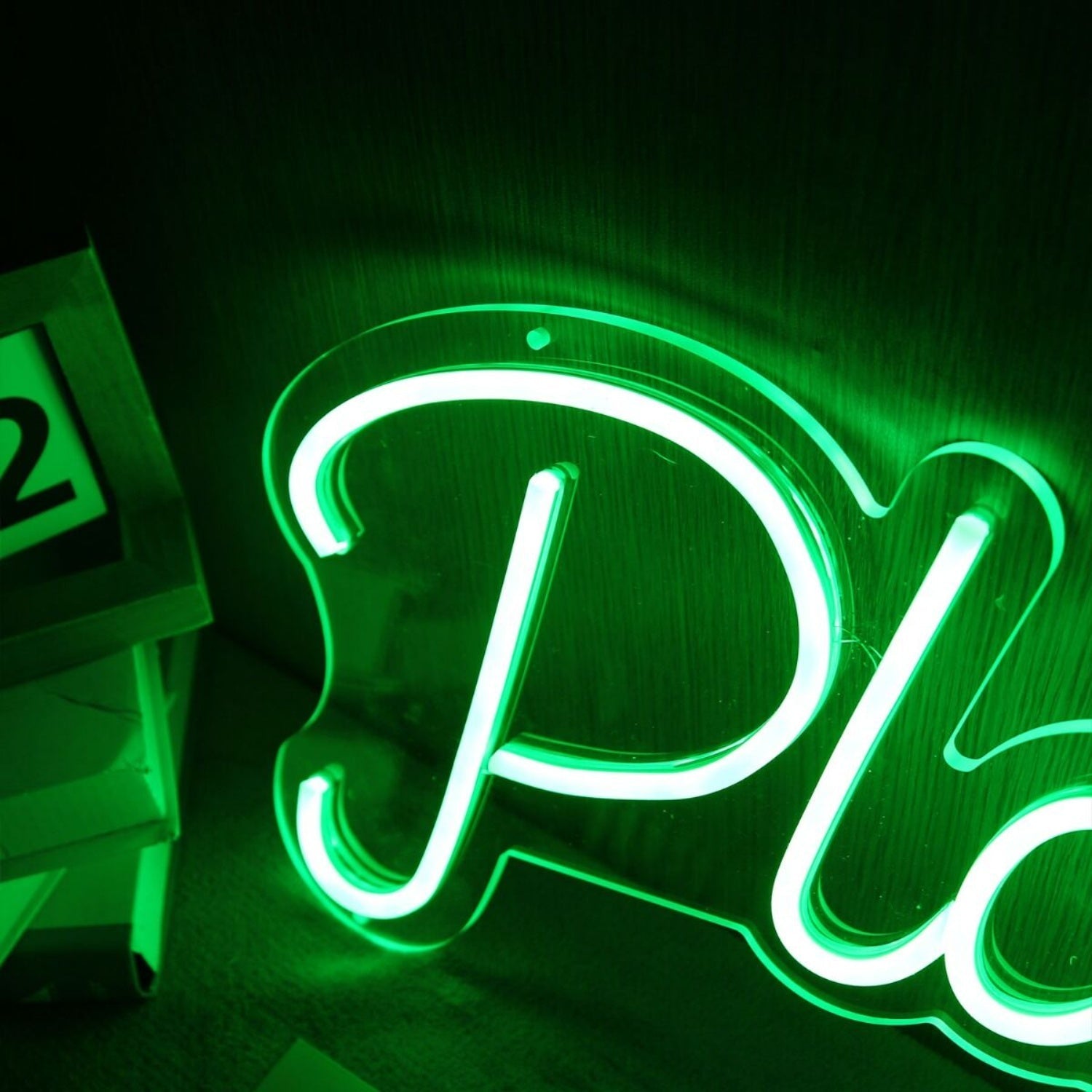 Play Green Font Led Neon Sign - Shineneon