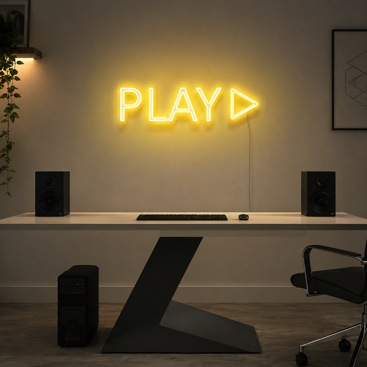 Play Lamp Wall Decor LED Neon Sign main product image