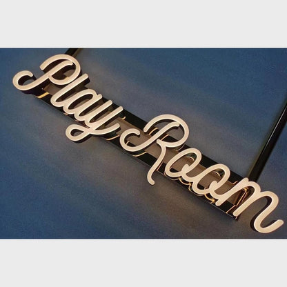 Play Room 3D Frontlit And Backlit Channel Letter Led Light Sign - Shineneon