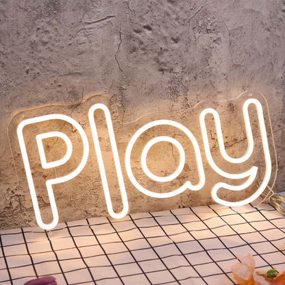 Play Yellow Led Neon Sign - Shineneon