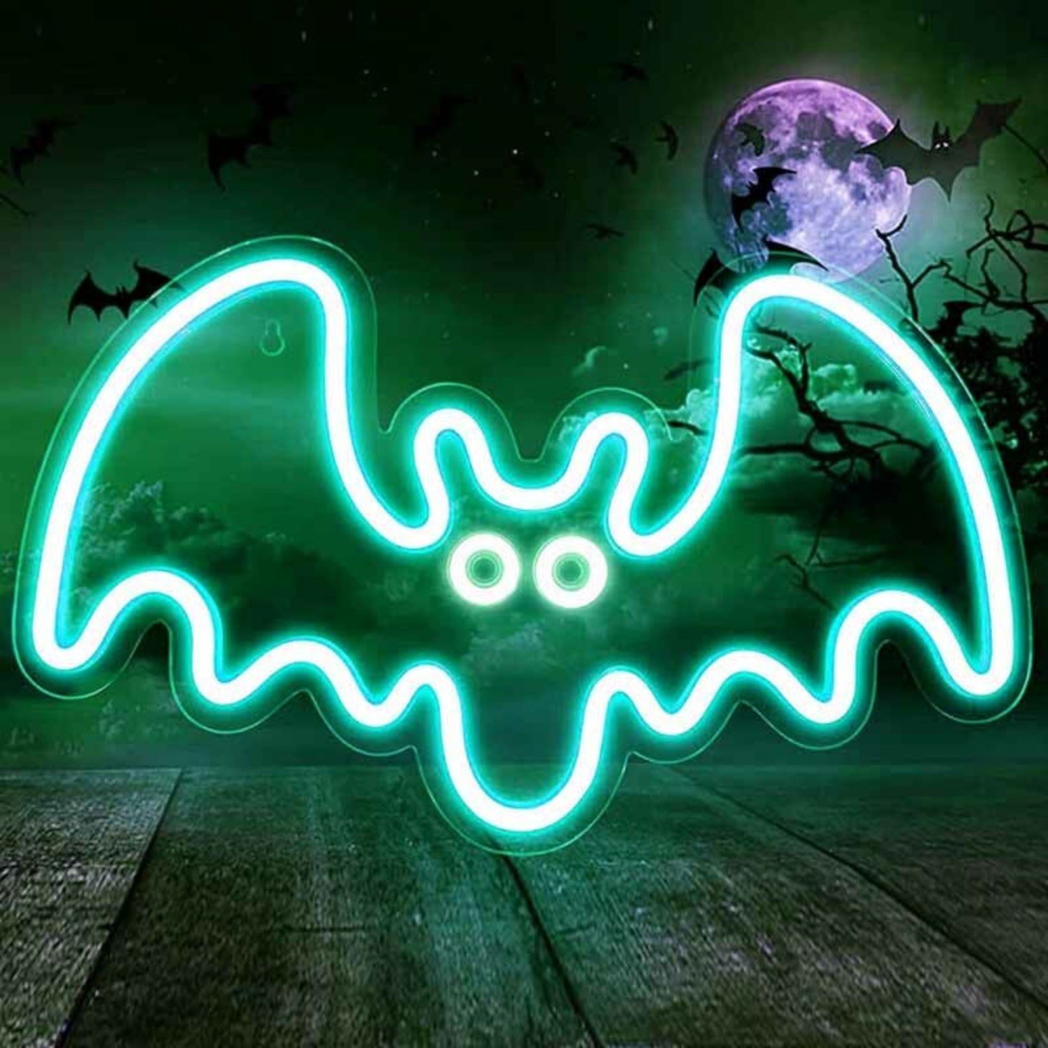 Playful Halloween Bat Neon Sign | Shineneon