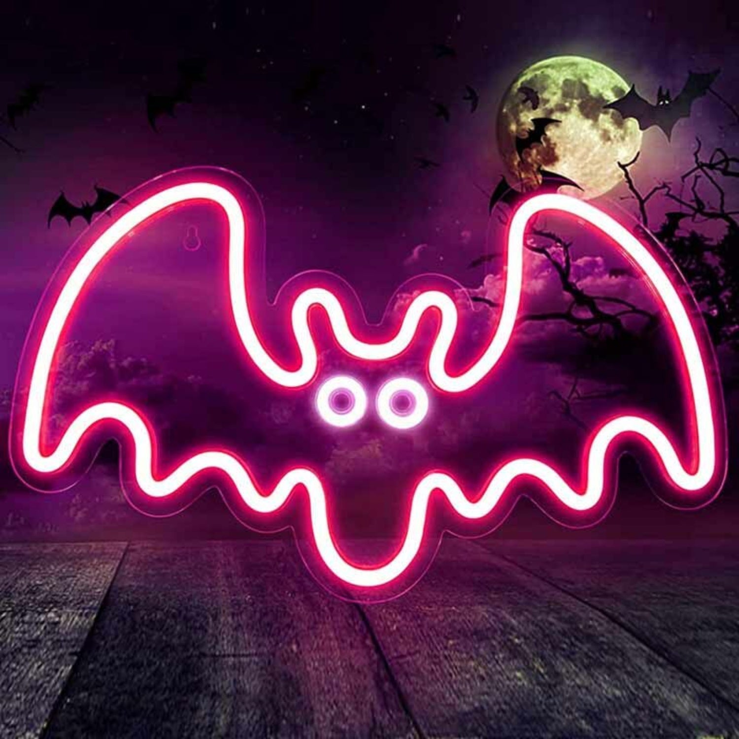 Playful Halloween Bat Neon Sign | Shineneon