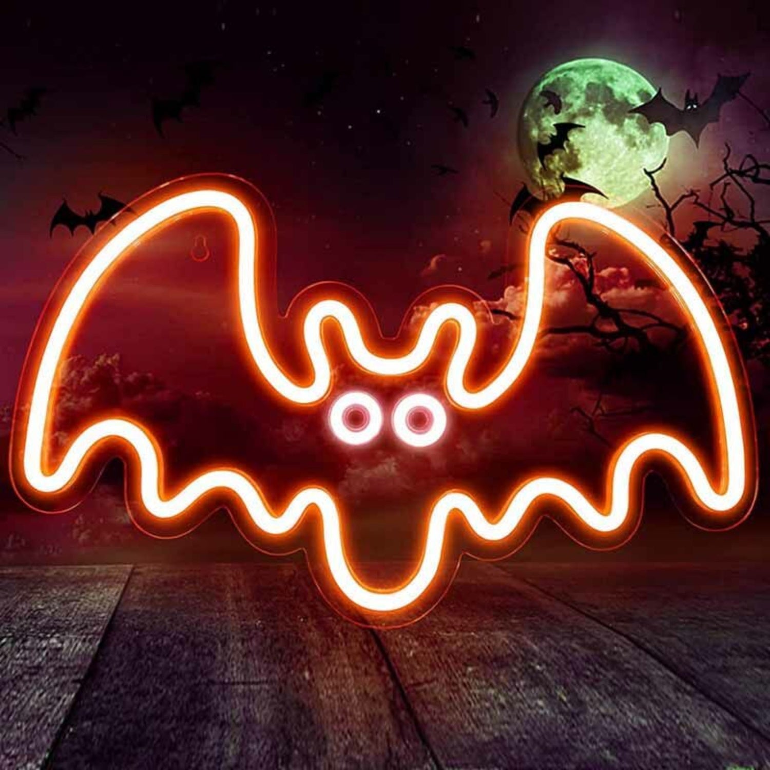 Playful Halloween Bat Neon Sign | Shineneon